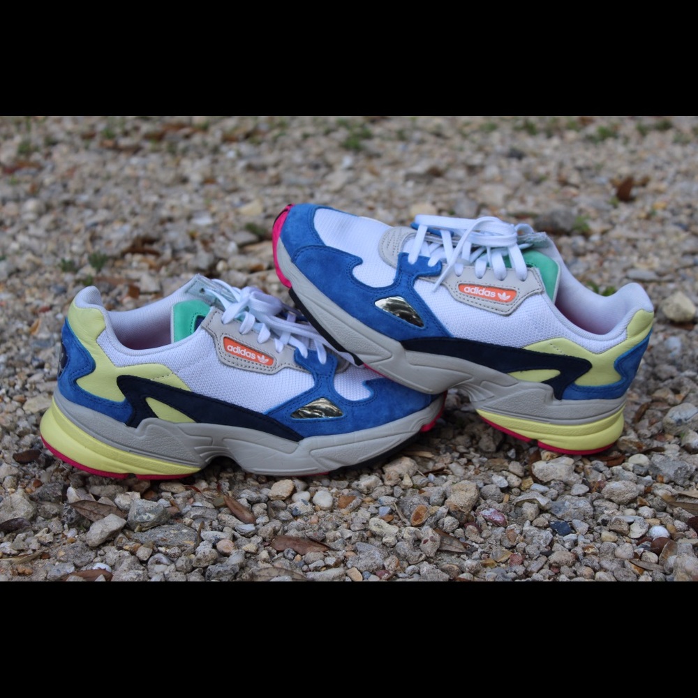 Adidas Women’s Falcon “Cloud White/Blue”